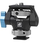 DF Field Monitor Mount Monitor Holder Swivel and Tilt Adjustable with Cold Shoe Mount for 5" and ...