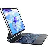 CHESONA iPad 10th Generation Case with Keyboard, Multi-Touch Trackpad with 7 Color Backlit, Float...