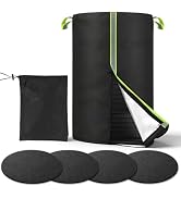 Cxprctpu Tire Cover for Storage, 420D Oxford Waterproof Up to 33in Tire Bag with Reflective Handl...