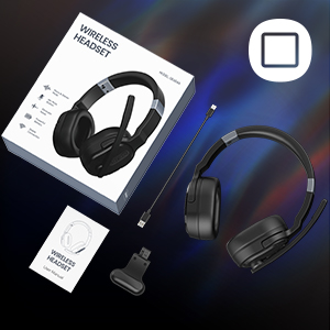 Active Noise Cancelling Headphones Wireless Bluetooth Headset