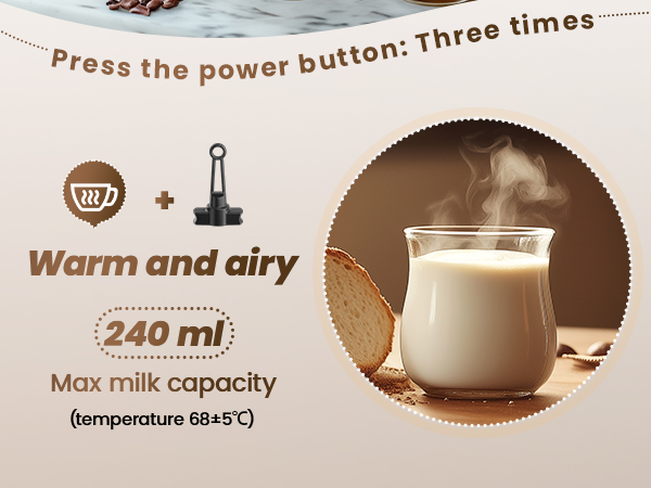 Electric Milk Frother and Steamer