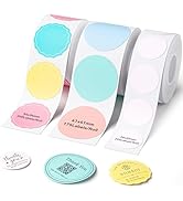 NIIMBOT 3 Roll Labels, 26x26mm/34x34mm/41x41mm, Colorful Refill Labels Comptible with B1 B21 B21 ...