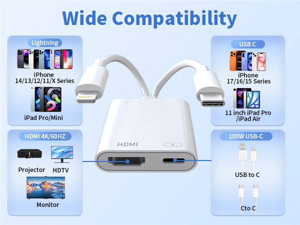 iphone to hdmi adapter lighting to hdmi adapter hdmi to lightning adapter