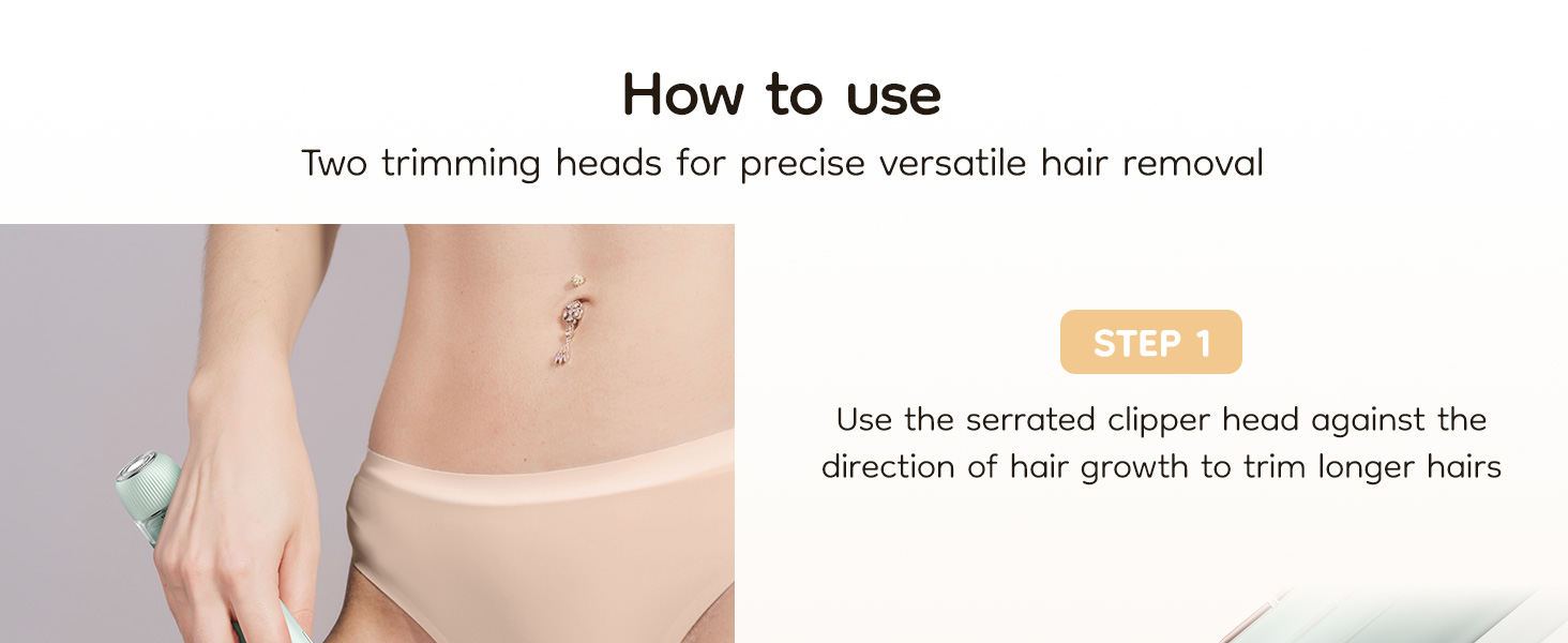 Bikini &amp;amp; Body Hair Trimmer for Women