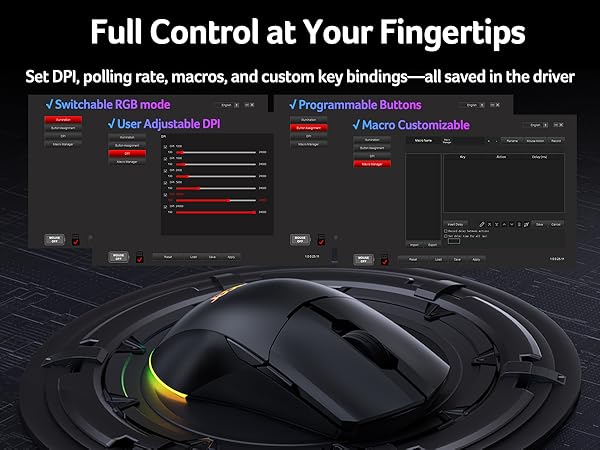 Full Control at Your Fingertips