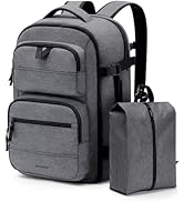 BAGSMART Travel Backpack for Women Men, 40L Flight Approved Carry on Backpack with Shoe Bag, TSA ...