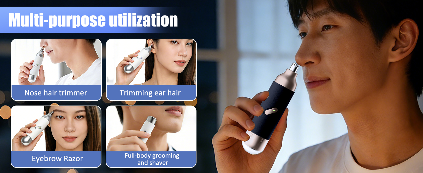 Multifunctional Nose Hair Trimmer