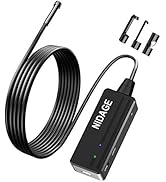 NIDAGE Wireless Endoscope Camera with Light HD Waterproof WiFi Borescope Flexible 5.5MM Automotiv...