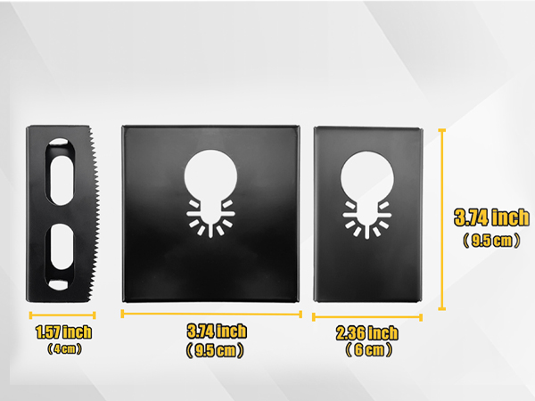 electrical box drywall outlet cutout tool oscillating square blade