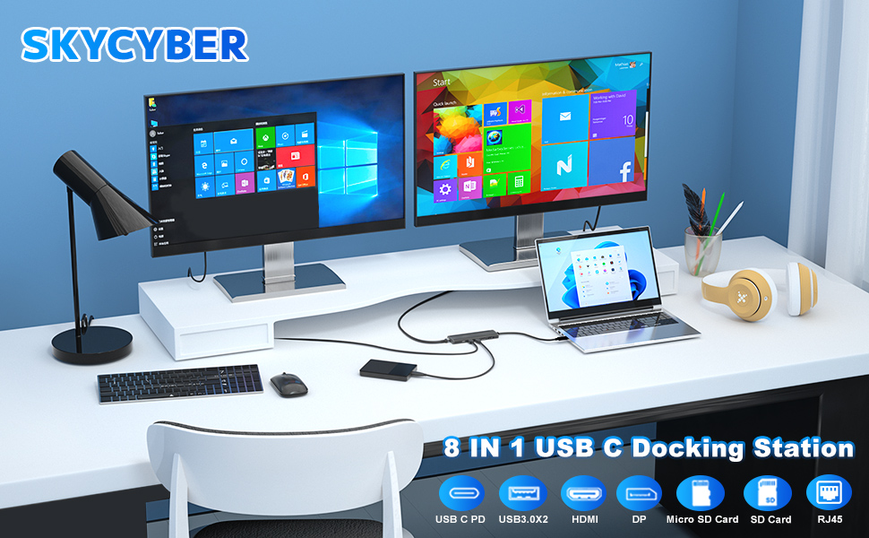 USB C Laptop Docking Station