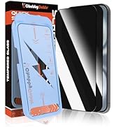 chubbycable 2 PCS for iPhone 16 Series Privacy Screen Protector Tempered Glass, Easy Installation...
