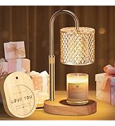 Engpure Candle Warmer Lamp with Timer &amp; Dimmable – Elegant Wax Melter for Jar Candles, Auto-Off 2...