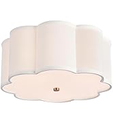 Bargeni Flush Mount Ceiling Light,13-inch Drum Ceiling Light Fixture,Gold Light Fixtures Ceiling ...