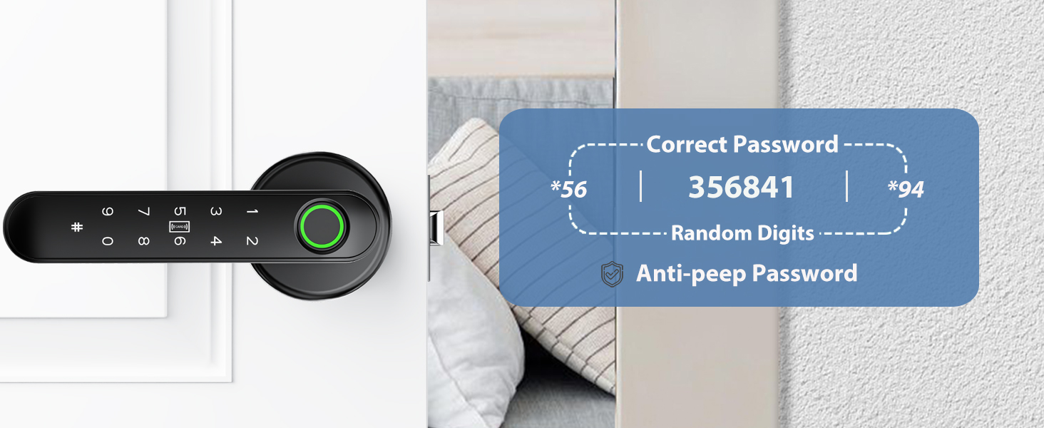 Enhanced security with Evanshow Fingerprint Door Lock