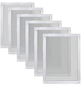 Caydo 6 Pieces 20 x 24 Inch Aluminum Silk Screen Printing Frames with 160 White Mesh for Screen P...