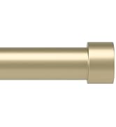 Umbra Cappa Curtain Rod, Includes 2 Matching Finials, Brackets &amp; Hardware, 66 to 120-Inches, Gold