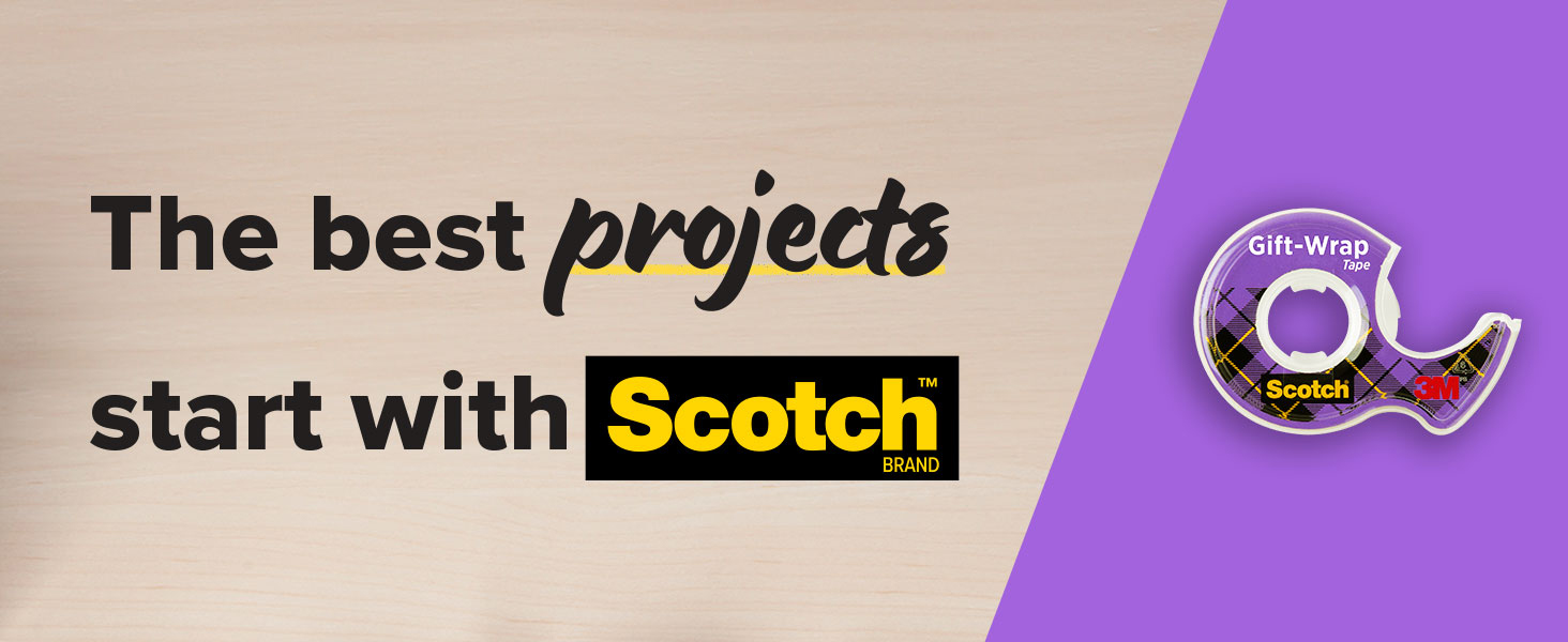 Scotch Gift Wrap Tape the best projects start with Scotch