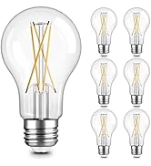TJOY 6 Pack A19 Vintage LED Edison Bulbs, Dimmable Light Bulb 60W Equivalent, High Brightness 270...