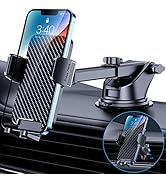 BIPOPIBO Car Phone Holder Mount [Bumpy Roads Friendly] Phone Mount for Car Dashboard Windshield A...