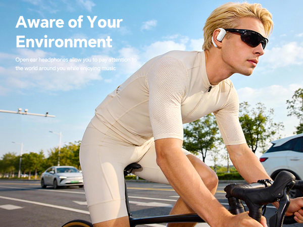 Open Ear Earbud Aware of Your Environment