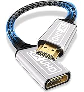 Sewowibo HDMI Extender,Cable 0.65FT(0.2m) 8K 60HZ 4K 120HZ 144HZ HDMI 2.1 Extension Cable Male to...
