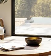 Yoolax Motorized Bamboo Roman Shades with Remote, Smart Roman Shades for Indoor Windows, Automati...