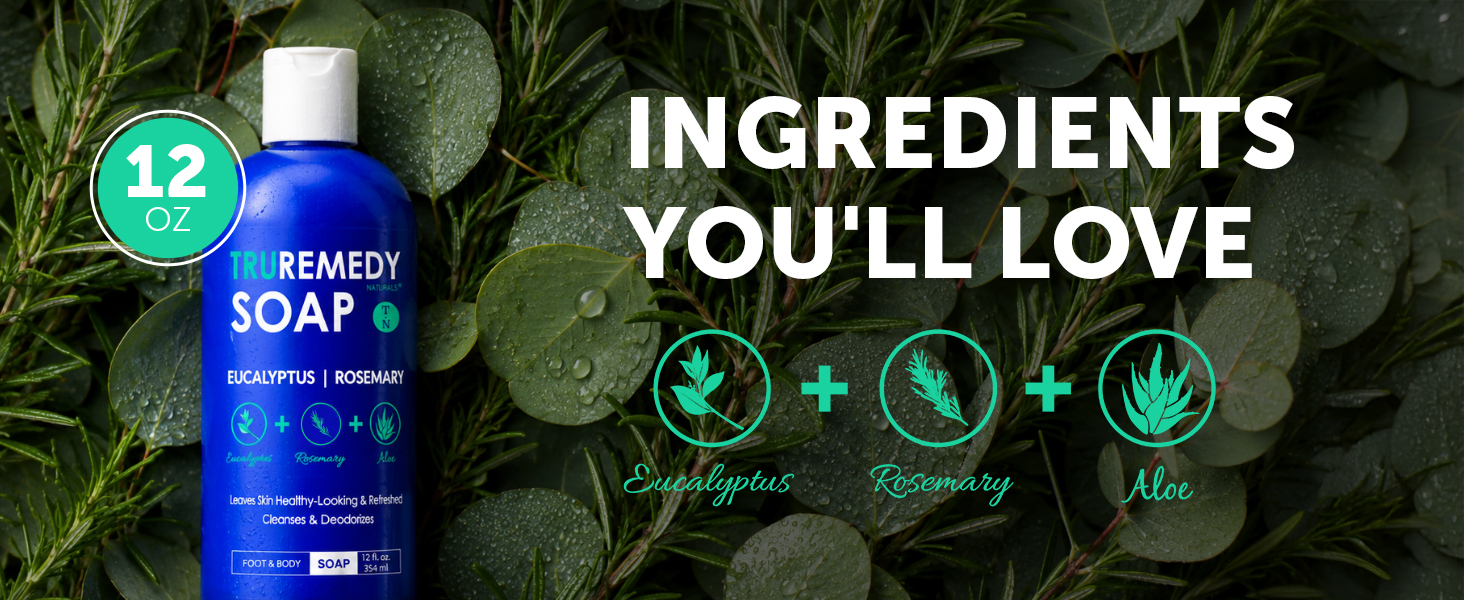 Truremedy Body Wash Eucalyptus Rosemary