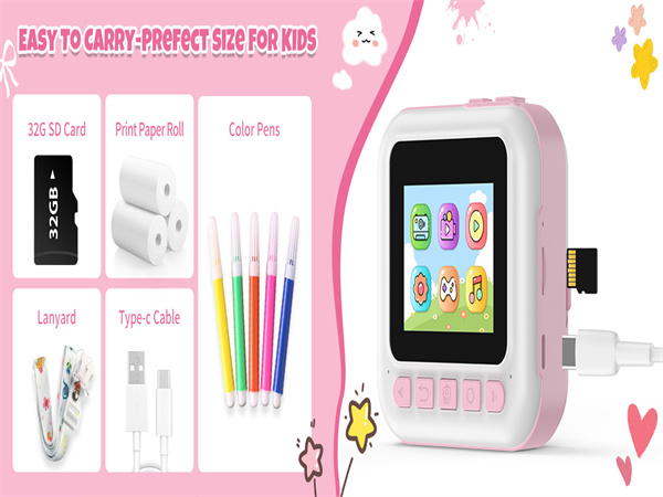 BOFIDAR Instant Camera for Kids