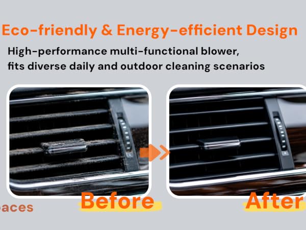Multifunctional Electric Air Duster &amp;amp;amp; Blower: 130000RPM High-Power PC Cleaner, 3 Speeds,