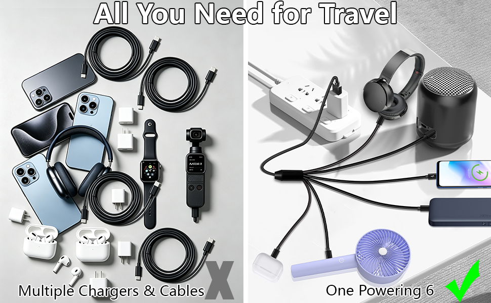 usb c multi charging cable