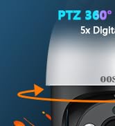 4K &amp; PTZ Digital Zoom 2-Way Audio PoE Outdoor Camera Home Security Camera System Wired Outdoor Vi...