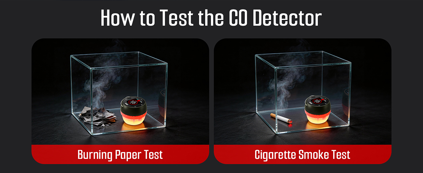 how to test CO
