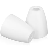 NUOBESTY Plastic Lampshade 2Pcs Replacement for E14 Desk Lamp Table Lamp Floor Light Cover 1.18 I...