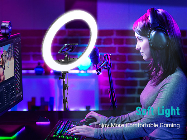 led ring light for video game