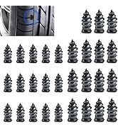 Zosgrew 30 PCS Tire Repair Nails, Vacuum Tire Rapid Repair Screws, Rubber Quick Puncture Repairin...