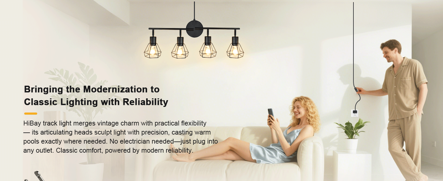 track lighting plug in , renter friendly light fixture