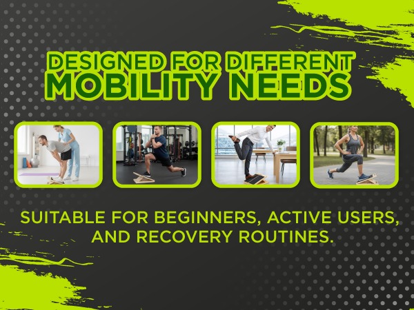 Calf stretching equipment for home gym workouts and mobility training.