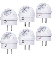 Emotionlite Plug-in Night Lights, Warm White LED Nightlight, 360° Rotation, Dusk to Dawn Sensor, ...