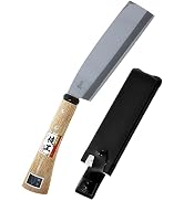 KAKURI Japanese NATA Hatchet Tool with Sheath 7" [Double Bevel] Made in Japan, All Purpose Garden...