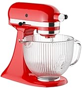 Glass Mixer Bowl for Kitchenaid Tilt-Head Stand Mixers 4.5-5 Quart