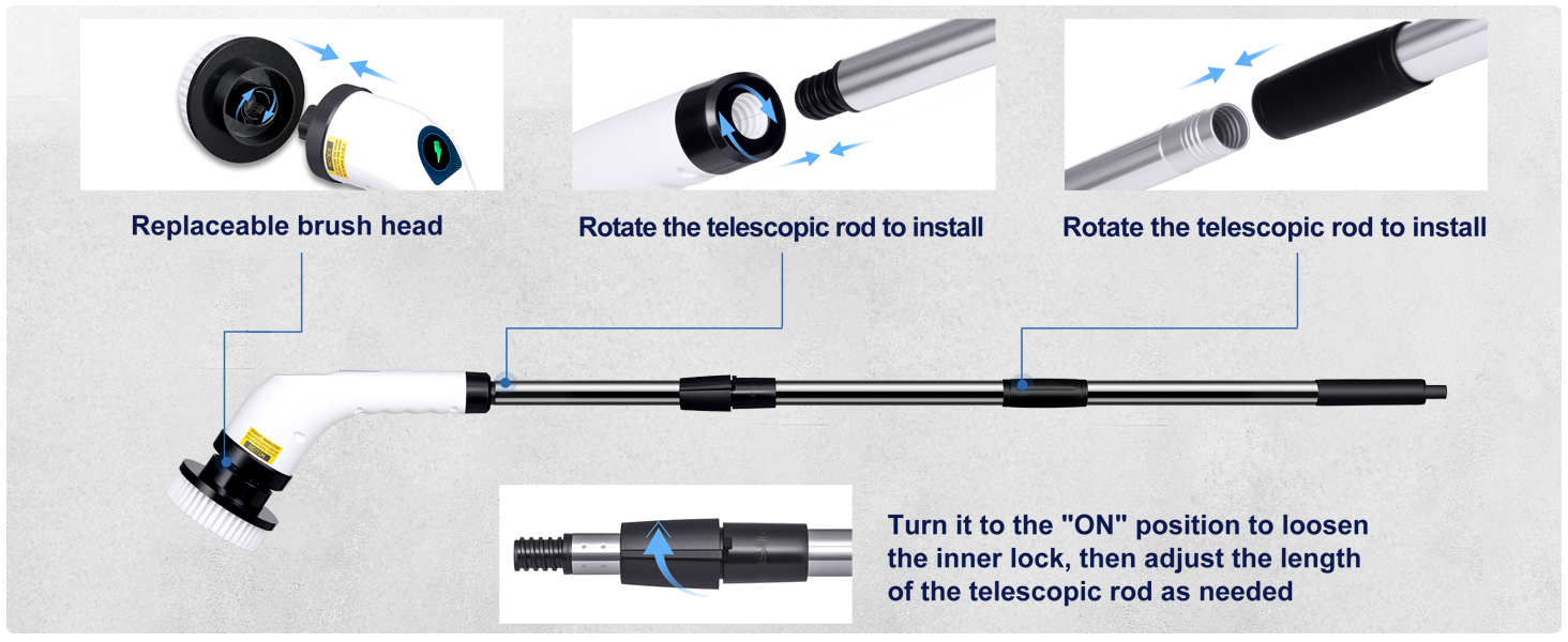 power scrub brush for shower