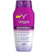 Vagisil Feminine Wash for Intimate Area Hygiene and Itchy, Dry Skin, Itch Protect+ Crme Wash, pH ...