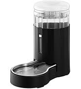 CZPET Automatic 6L Dog and Cat Water Dispenser WithStainless Steel Bowl Gravity Waterer,100% BPA-...