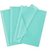 120 Sheets 20"X14" Tissue Paper for Gift Bags Wrapping, Teal Art Tissue Paper Bulk for Weddings B...