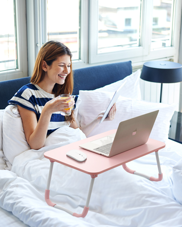 Ruxury Foldable Lap Desk Laptop Stand