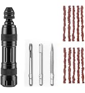 Bike Tubeless Tire Repair Kit for Mountain Bike Road Bicycle Cycling | Fix a Puncture or Flat, Po...