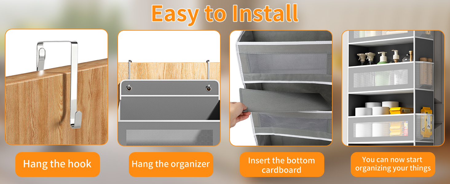 door organizer hanging