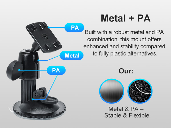 windshield suction cup mount