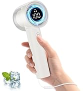 15000RPM Portable Turbo Fan for Travel, 1-100 Speed, Personal Handheld Travel Fans,High-Speed Mot...