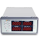 MATRIX MPM-1010 High Precision Bench Digital AC Power Meter - Voltage Current Power Factor and Fr...
